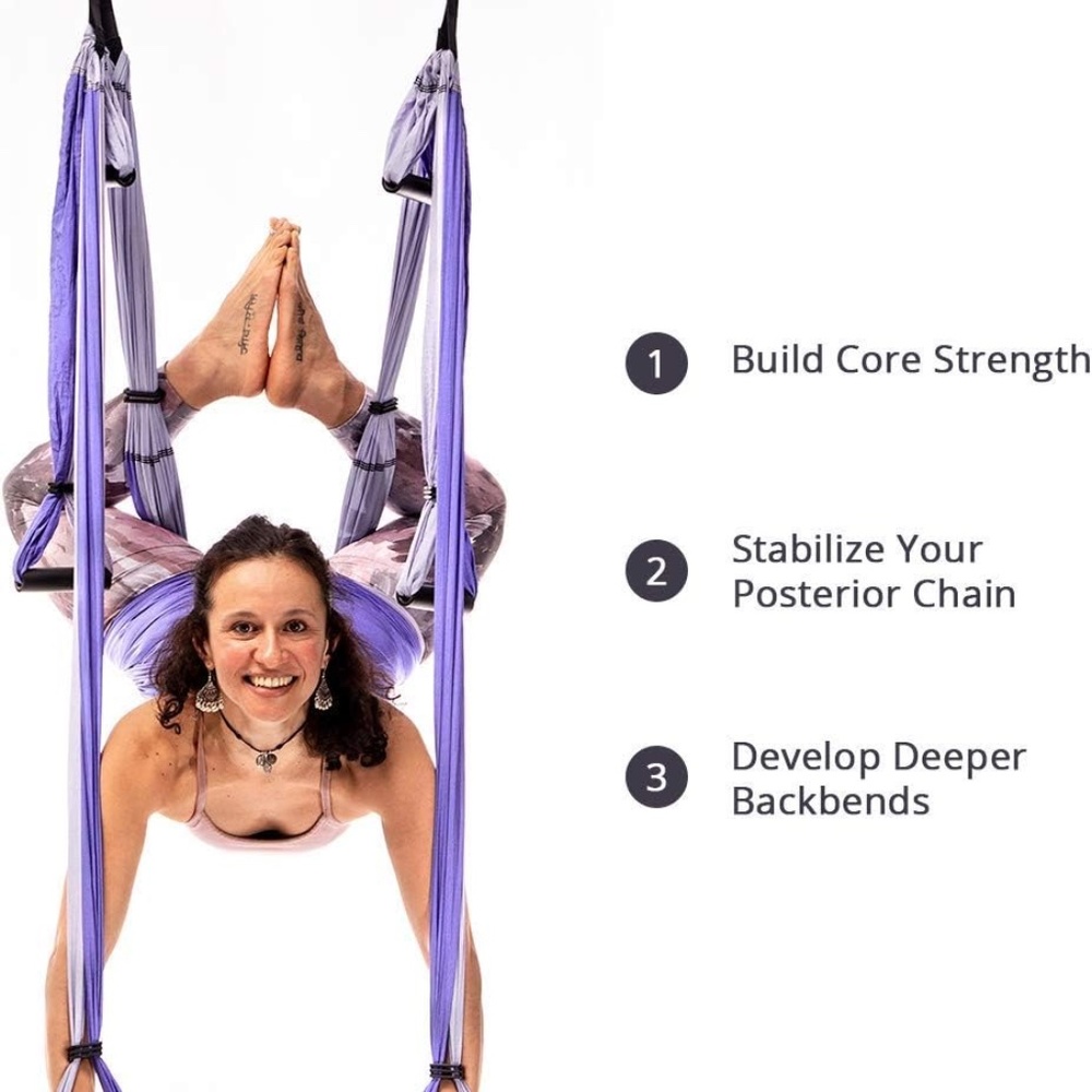 YB YogaBody Yoga Trapeze. Brand new in box. EASY SETUP! Purple in color.